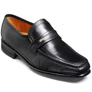 30% OFF BARKER Wesley Shoes - Mens Moccasins - Black Calf Size: UK 9