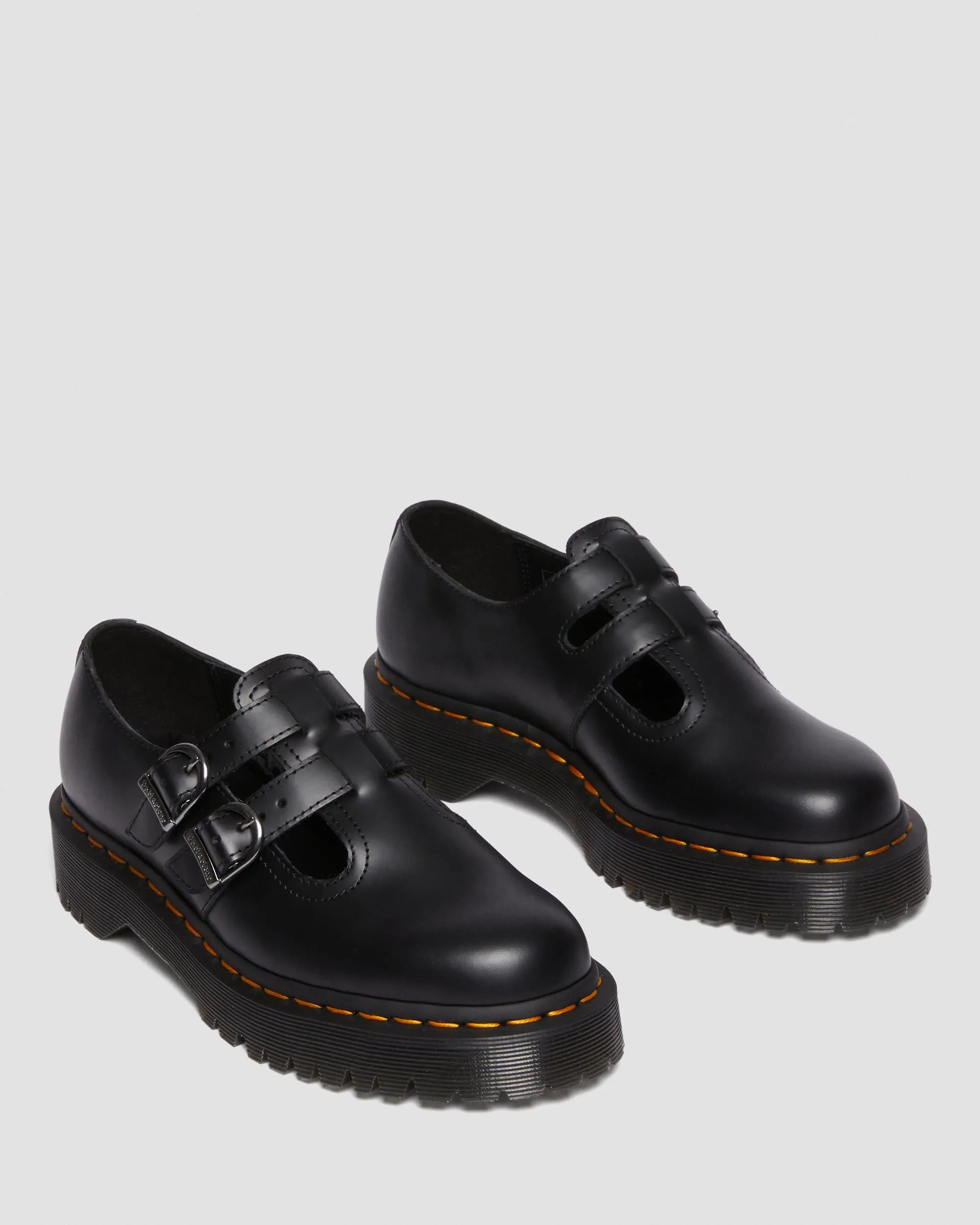 8065 II Bex Smooth leather platform Mary Janes Dr. Martens