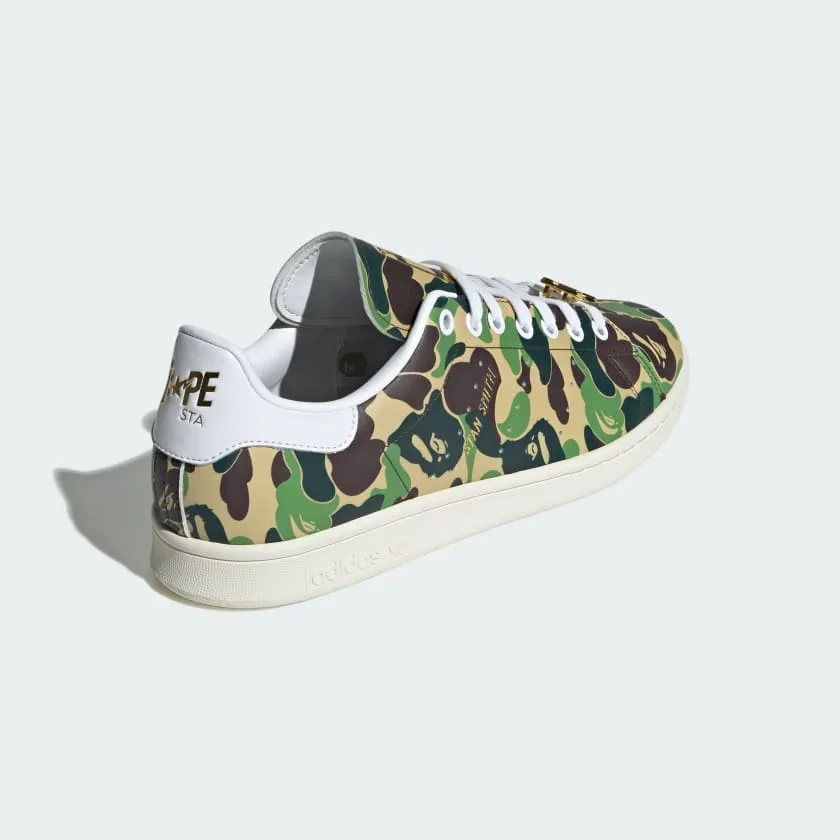 adidas Stan Smith Bape sneakers, green/white/brown