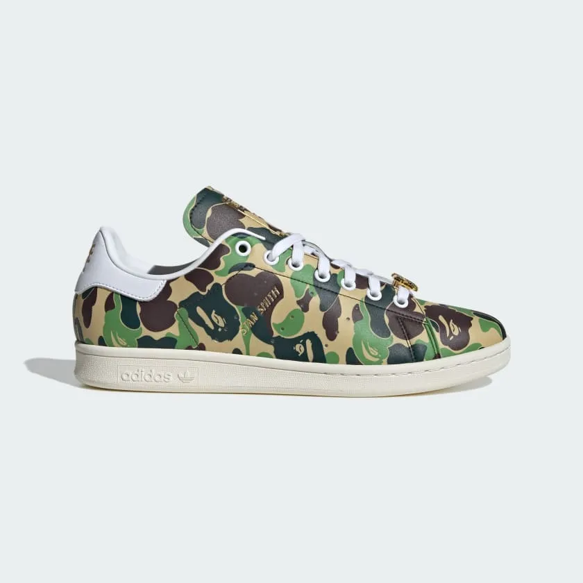 adidas Stan Smith Bape sneakers, green/white/brown