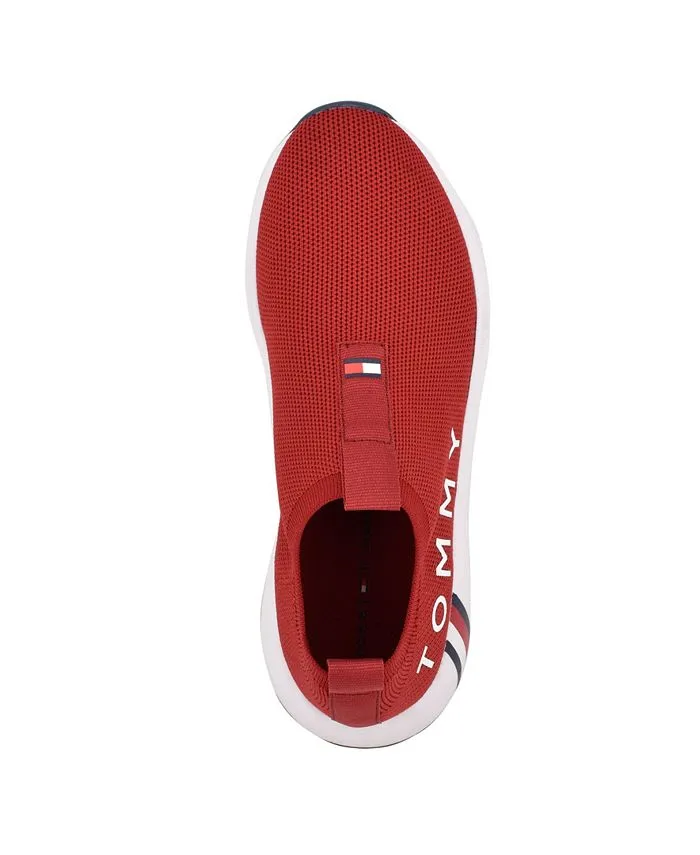 Aliah Sporty Tommy Hilfiger Women's Slip-on Sneakers, Red