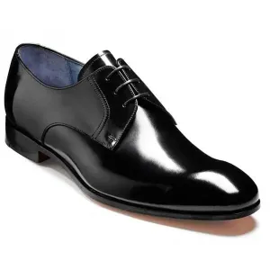 BARKER Rutherford Shoes - Mens Derby Style - Black Cobbler