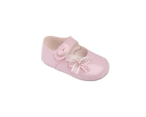 Baypods Polka Dot Bow Pre-walker Shoes Pink