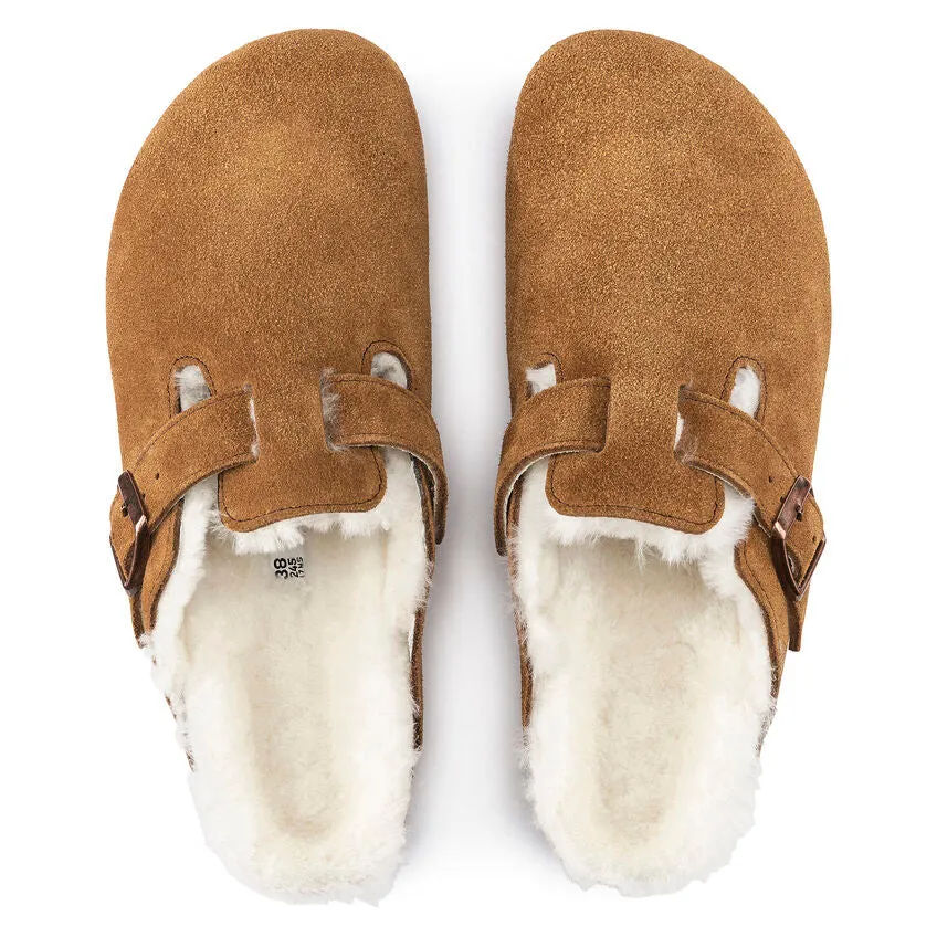 Birkenstock Mink Boston Shearling Clog