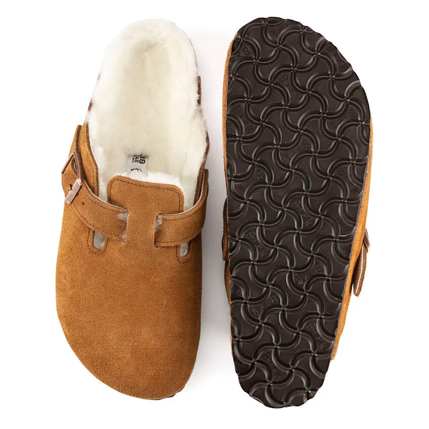 Birkenstock Mink Boston Shearling Clog