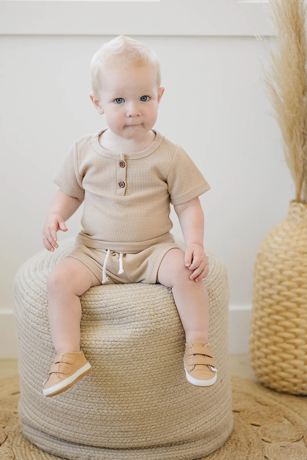 Casual Desert Sand Low Top {premium Leather}