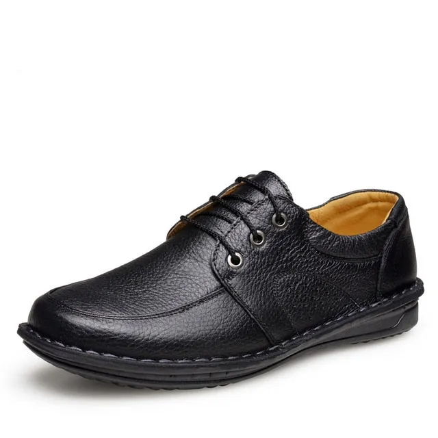 Casual Genuine Leather Comfortable Flexible Shoes