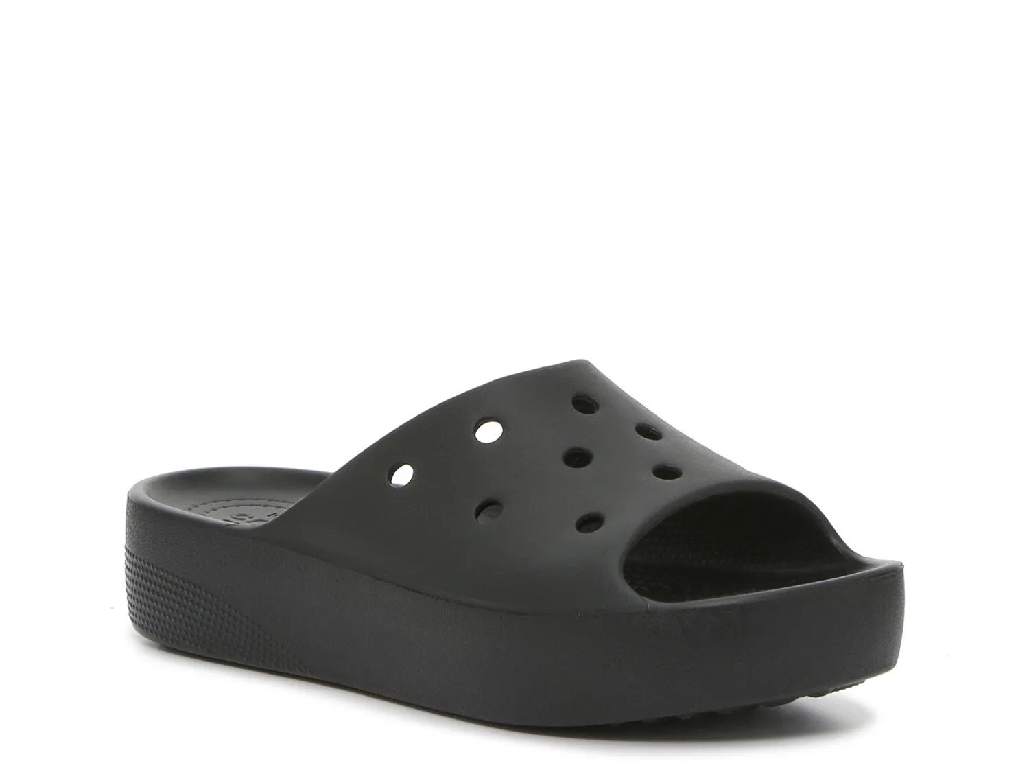 Crocs Classic Platform Slippers, black