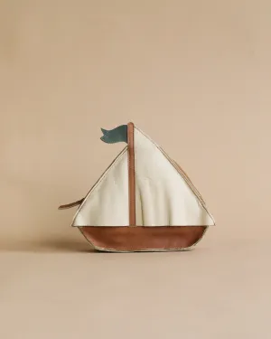 Donsje Mini Leather Backpack - Boat