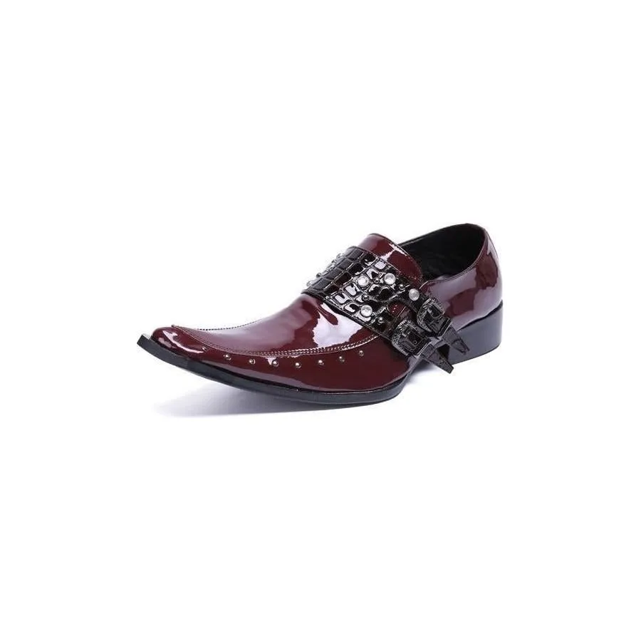 ExoticaLux Square Toe Oxford Shoes