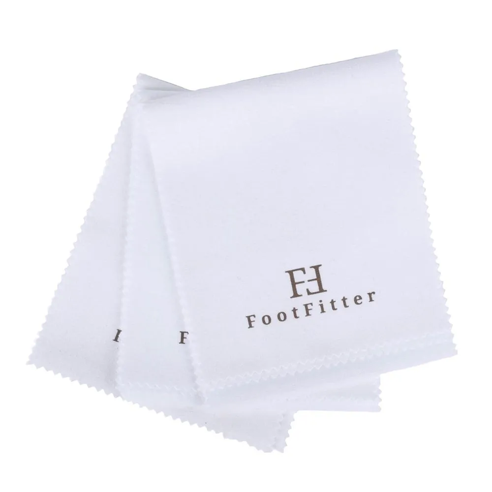 FootFitter Traditional Buffing Shoe Shine Microfiber Cloth Pack