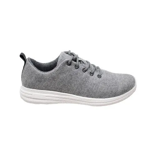 FreeShield Mens Real Wool Casual Grey Shoe