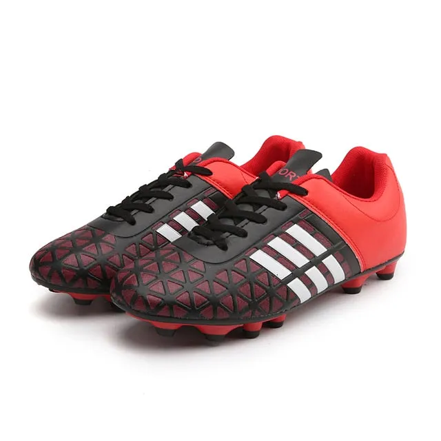 Indoor Soccer Shoes Men Women Kids High Top  Breathable Nonslip Soccer Cleats Shoes Turf Futsal Training Football Boots