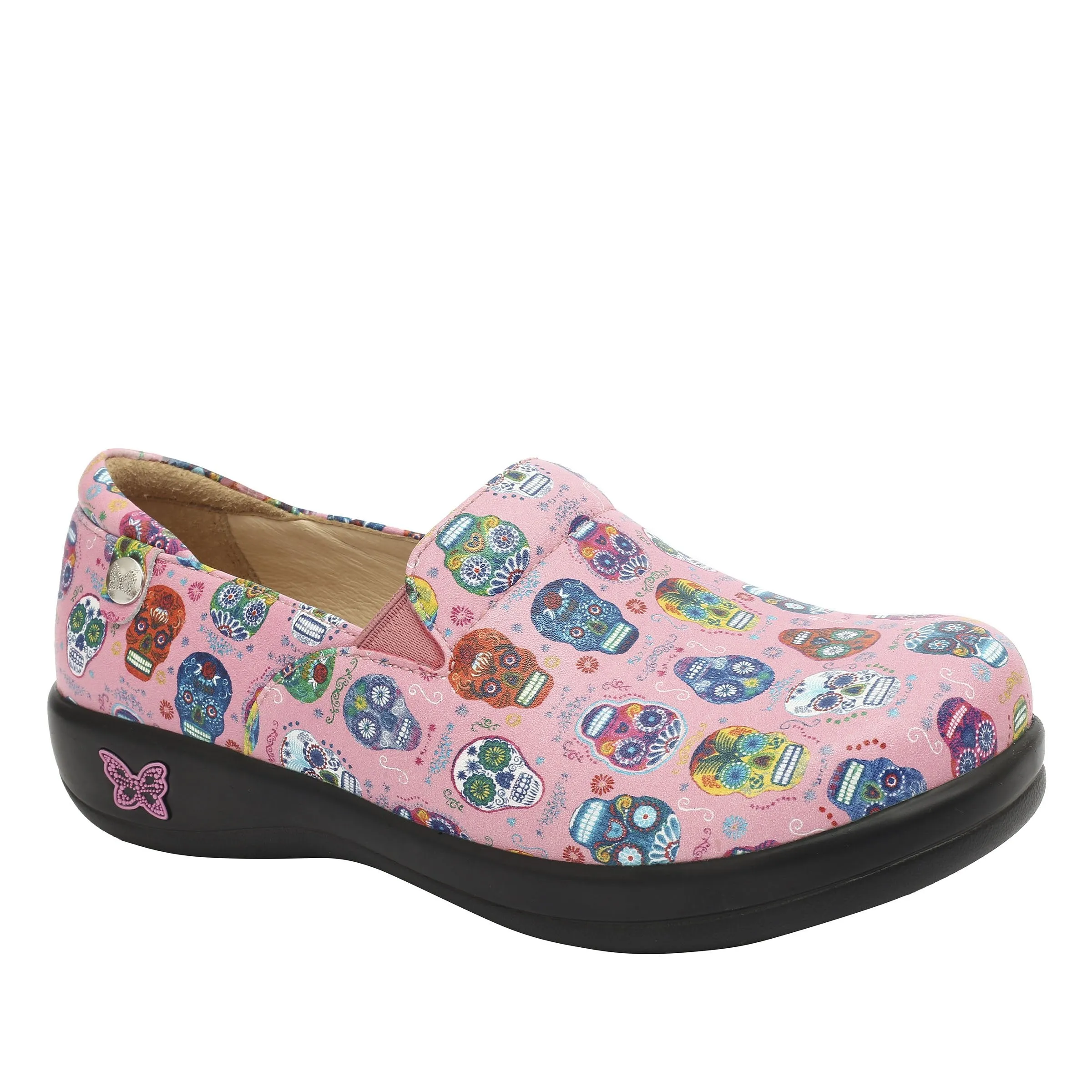 Keli Sugar Skulls Pink Professional Shoe