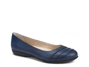 Leather ballet flats Cliffs by White Mountain Clara, dark blue