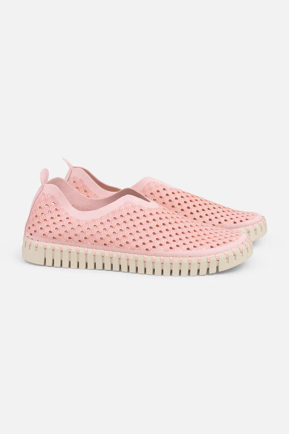 LIGHT WEIGHT PERFORATED LIGHT PINK FLAT