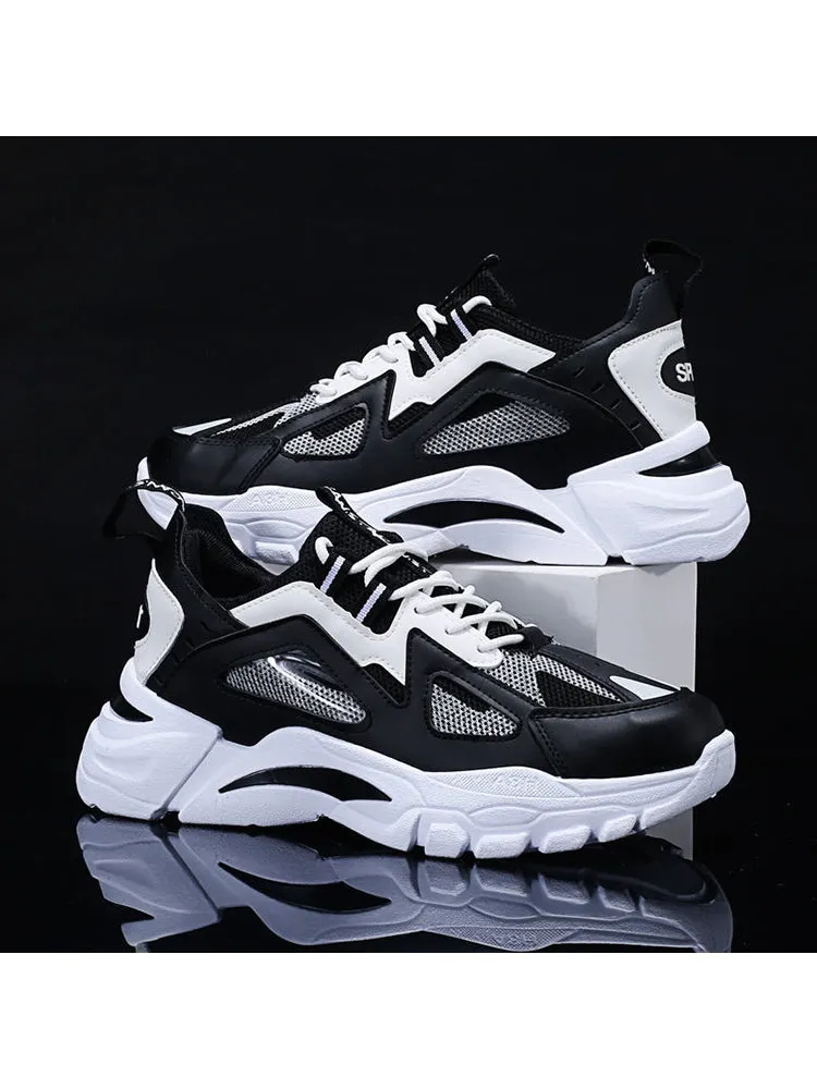 Men'S Fashionable Thick-Bottomed Sports Trainers