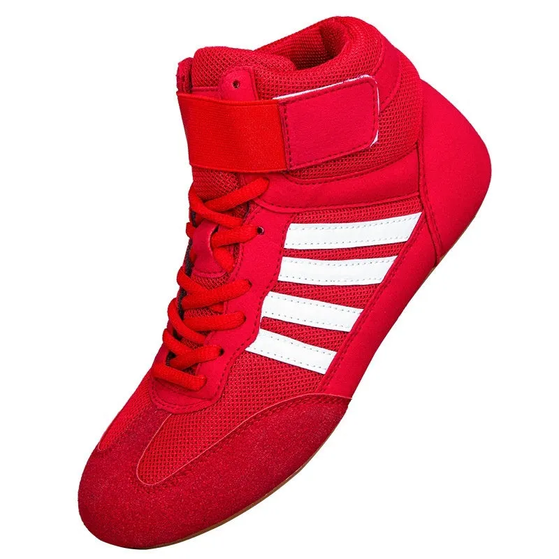 Professional Boxing Shoe Competition Training Men's Wrestling Shoes Weightlifting Squat Shoes