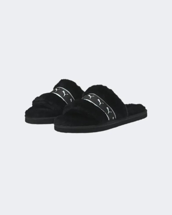 Puma Fluff Remix Women Lifestyle Shoes Black/White