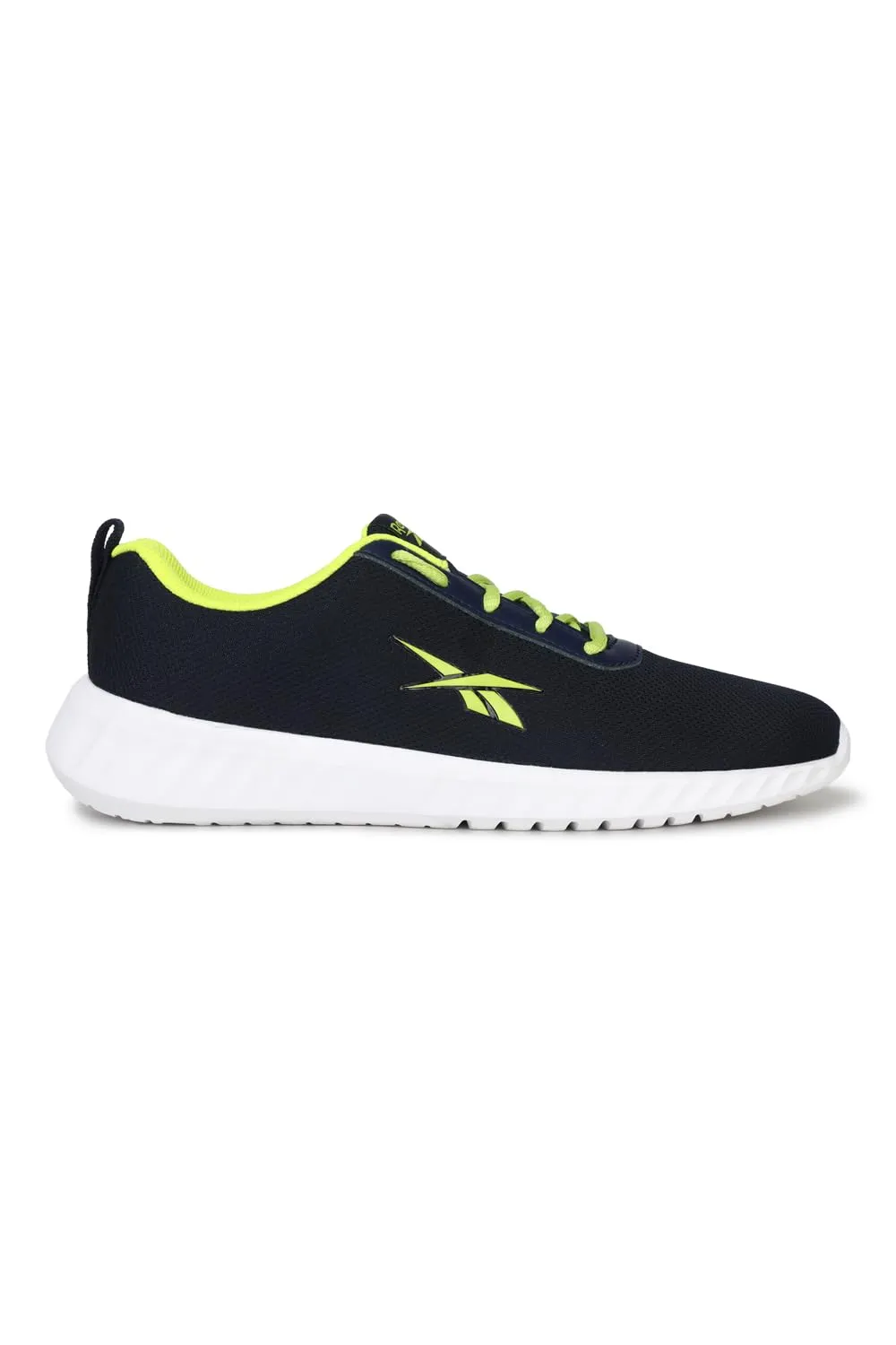 Reebok Kids Girls Synthetic/Textile Stride Runner K Running Shoes Vector Navy/SEMI Solar Yellow UK-5.5