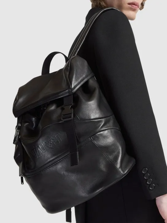 Saint Laurent   Saint Laurent leather backpack 