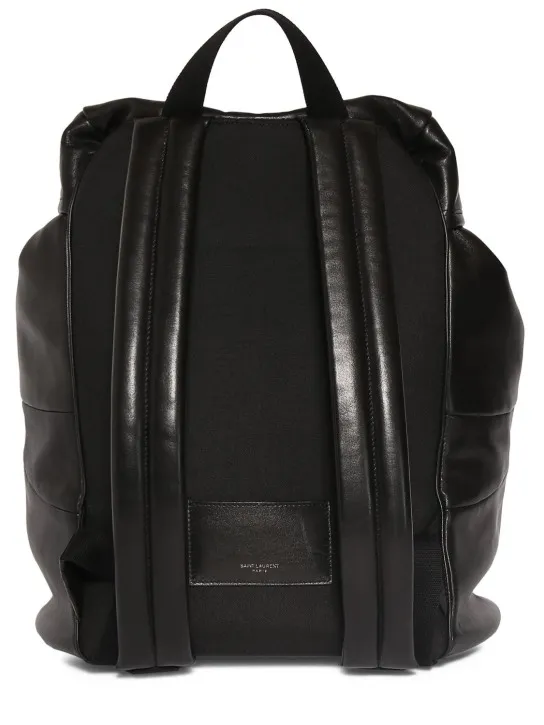 Saint Laurent   Saint Laurent leather backpack 