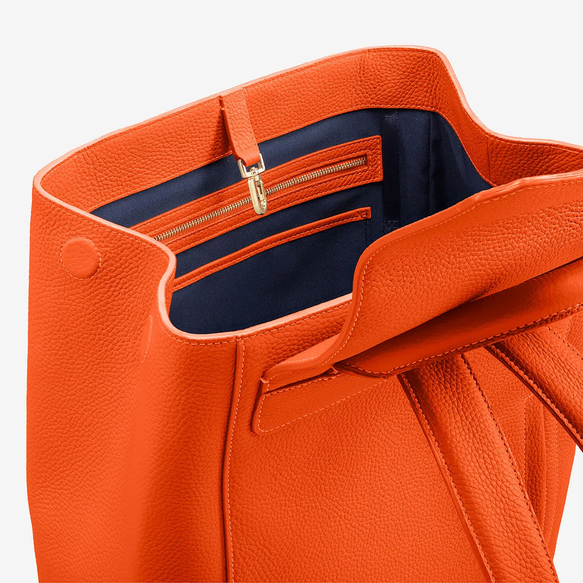 The Large Soft Backpack - Manhattan Orange