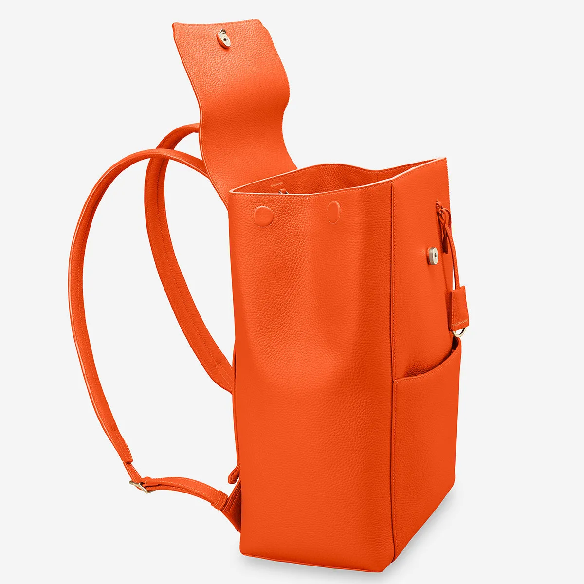 The Large Soft Backpack - Manhattan Orange