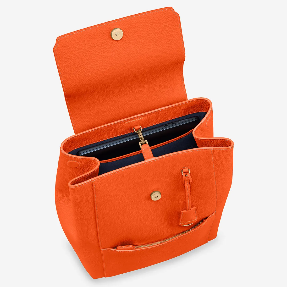 The Large Soft Backpack - Manhattan Orange