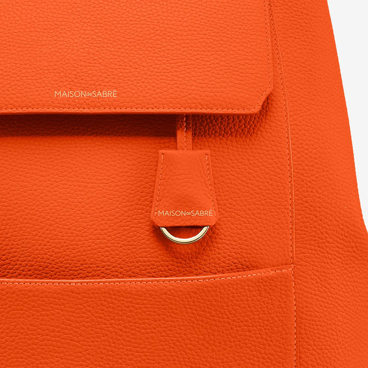 The Large Soft Backpack - Manhattan Orange