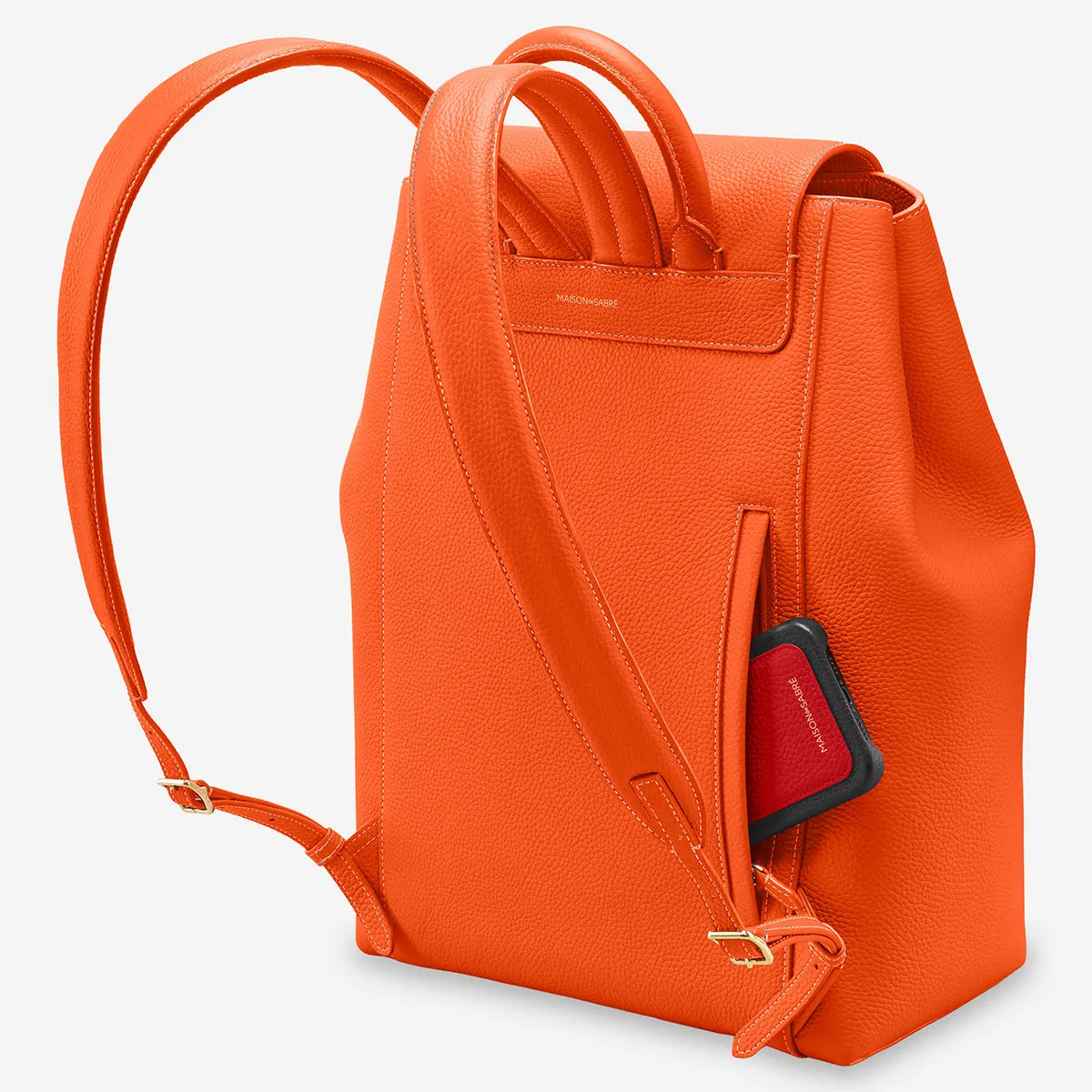 The Large Soft Backpack - Manhattan Orange