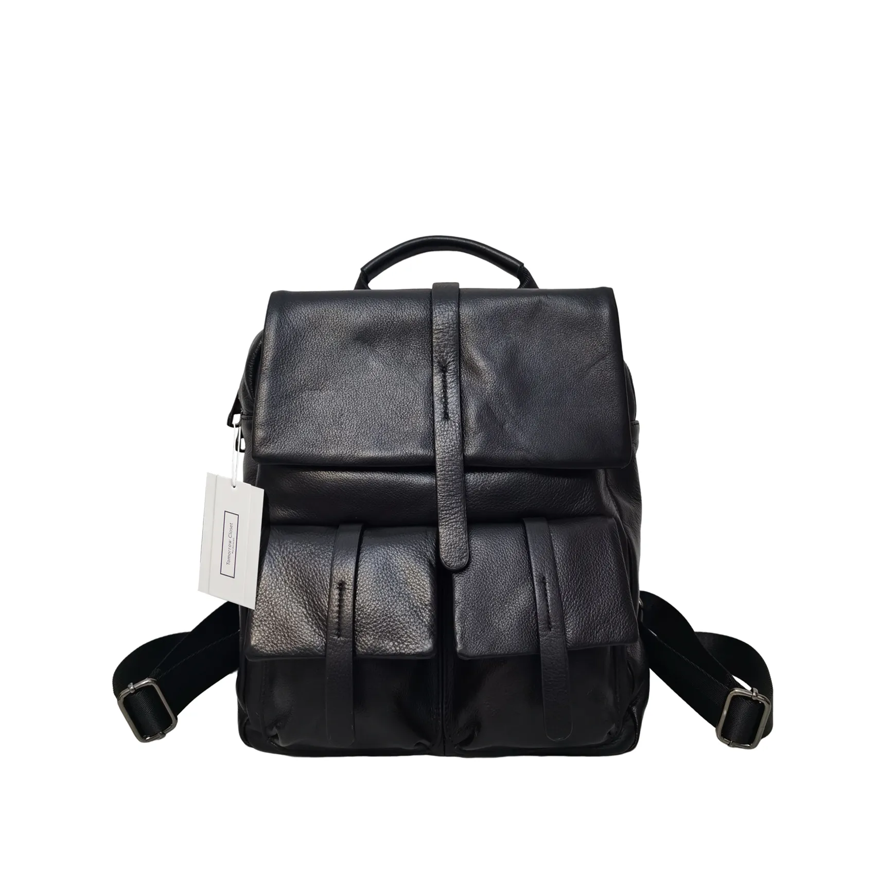 Women's cowhide leather backpack Flap V2 design